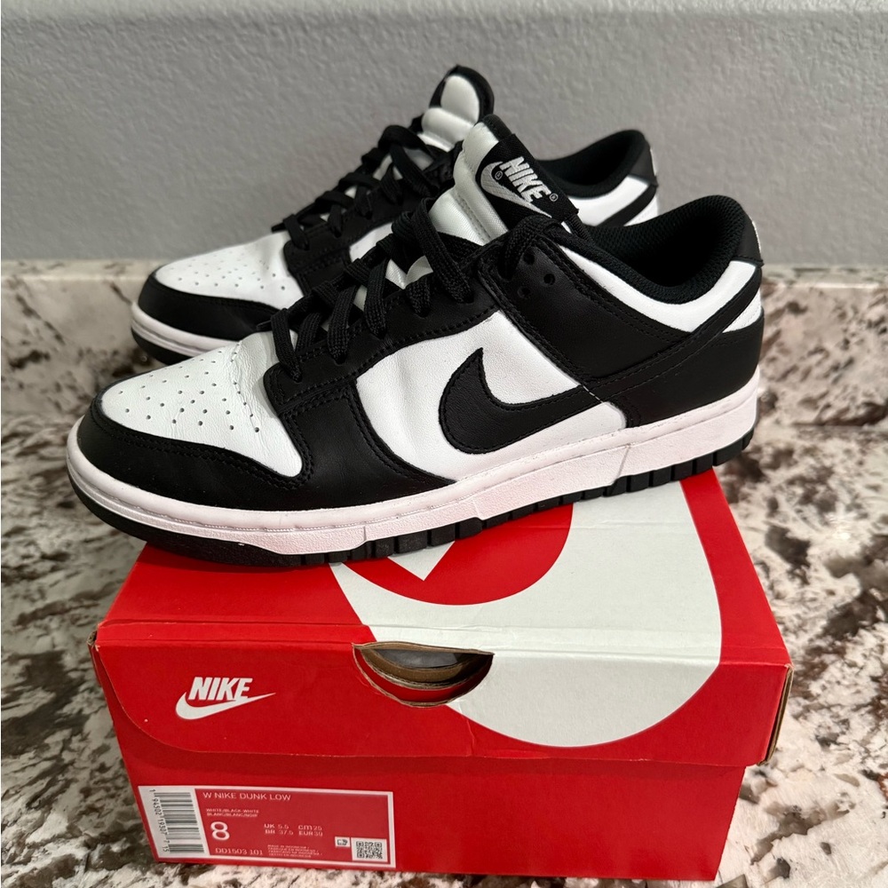 Nike Black and White Dunk Low Panda